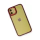 Apple iPhone 12 Kılıf Dora Kapak - Kırmızı