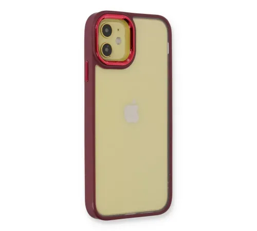 Apple iPhone 12 Kılıf Dora Kapak - Kırmızı