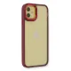 Apple iPhone 12 Kılıf Dora Kapak - Kırmızı