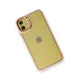 Apple iPhone 12 Kılıf Dora Kapak - Pudra