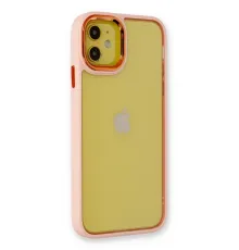 Apple iPhone 12 Kılıf Dora Kapak - Pudra