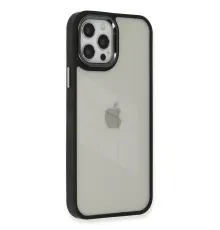 Apple iPhone 12 Pro Max Kılıf Dora Kapak - Siyah