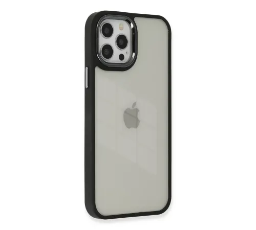Apple iPhone 12 Pro Max Kılıf Dora Kapak - Siyah