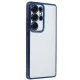 Samsung Galaxy S24 Ultra Kılıf Lensli Silikon - Lacivert