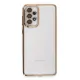 Samsung Galaxy A53 5G Kılıf Lensli Silikon - Gold