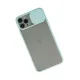 Apple iPhone 11 Pro Kılıf Palm Buzlu Kamera Sürgülü Silikon - Turkuaz