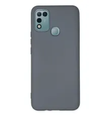 İnfinix Hot 10 Play Kılıf Nano içi Kadife Silikon - Gri