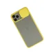 Apple iPhone 11 Pro Max Kılıf Palm Buzlu Kamera Sürgülü Silikon - Sarı