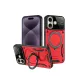 Apple iPhone 16 Kılıf Joy Lens Standlı Kapak - Kırmızı