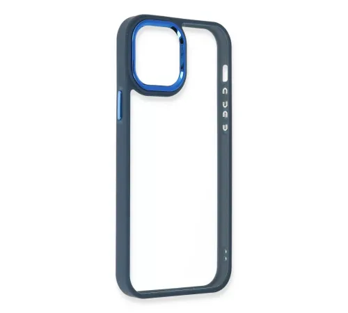 Apple iPhone 12 Pro Max Kılıf Dora Kapak - Mavi