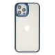 Apple iPhone 12 Pro Max Kılıf Dora Kapak - Mavi