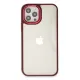 Apple iPhone 12 Pro Max Kılıf Dora Kapak - Kırmızı