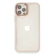 Apple iPhone 12 Pro Max Kılıf Dora Kapak - Pudra