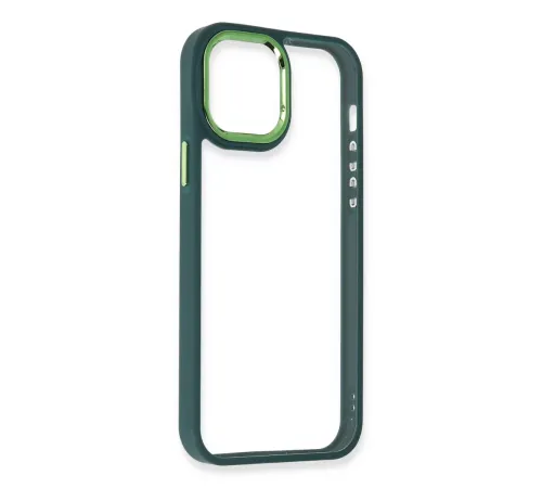 Apple iPhone 12 Pro Max Kılıf Dora Kapak - Haki Yeşil