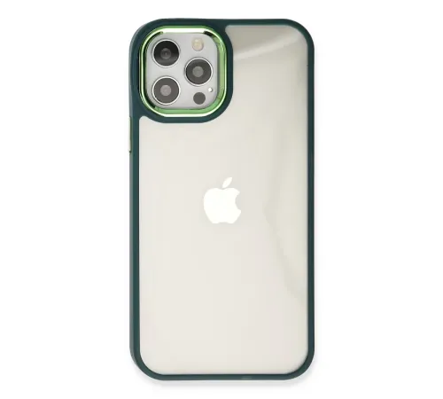 Apple iPhone 12 Pro Max Kılıf Dora Kapak - Haki Yeşil