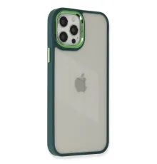 Apple iPhone 12 Pro Max Kılıf Dora Kapak - Haki Yeşil