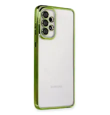 Samsung Galaxy A53 5G Kılıf Lensli Silikon - Yeşil