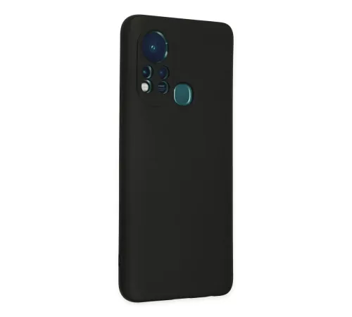 İnfinix Hot 11s Kılıf Nano içi Kadife Silikon - Siyah
