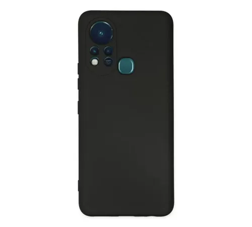İnfinix Hot 11s Kılıf Nano içi Kadife Silikon - Siyah