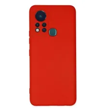 İnfinix Hot 11s Kılıf Nano içi Kadife Silikon - Kırmızı