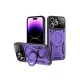 Apple iPhone 16 Pro Kılıf Joy Lens Standlı Kapak - Mor
