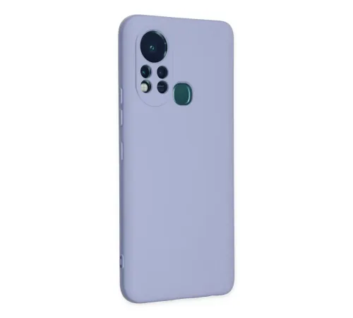 İnfinix Hot 11s Kılıf Nano içi Kadife Silikon - Lila
