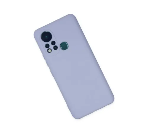 İnfinix Hot 11s Kılıf Nano içi Kadife Silikon - Lila