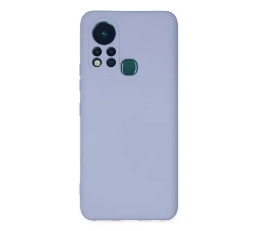 İnfinix Hot 11s Kılıf Nano içi Kadife Silikon - Lila