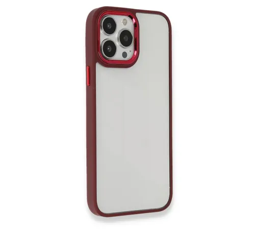 Apple iPhone 13 Pro Max Kılıf Dora Kapak - Kırmızı