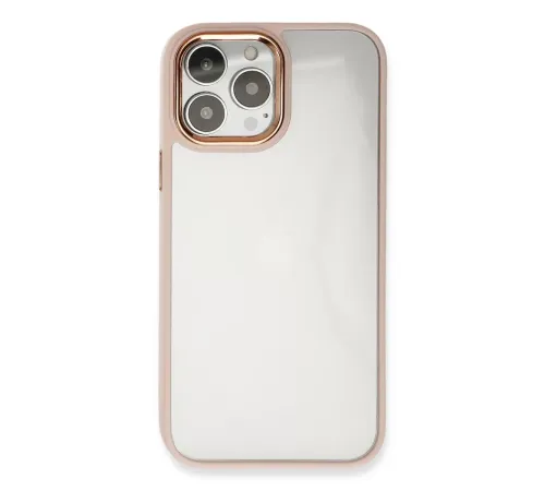 Apple iPhone 13 Pro Max Kılıf Dora Kapak - Pudra