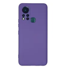 İnfinix Hot 11s Kılıf Nano içi Kadife Silikon - Mor
