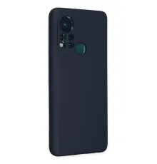İnfinix Hot 11s Kılıf Nano içi Kadife Silikon - Lacivert