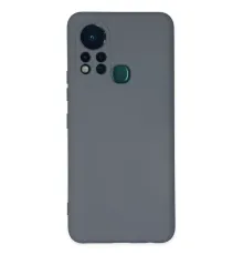 İnfinix Hot 11s Kılıf Nano içi Kadife Silikon - Gri