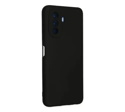 Huawei Nova Y70 Kılıf Nano içi Kadife Silikon - Siyah