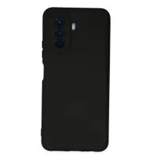Huawei Nova Y70 Kılıf Nano içi Kadife Silikon - Siyah