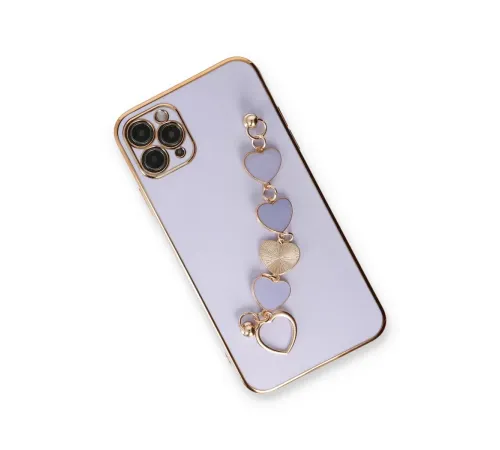 Apple iPhone 11 Pro Kılıf Esila Silikon - Lila