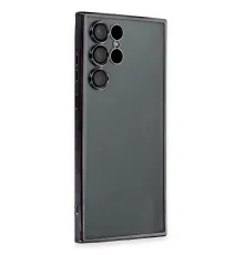 Samsung Galaxy S22 Ultra Kılıf Lensli Silikon - Siyah