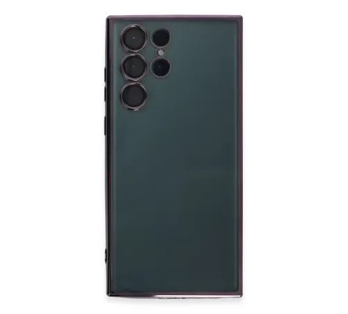 Samsung Galaxy S22 Ultra Kılıf Lensli Silikon - Mor