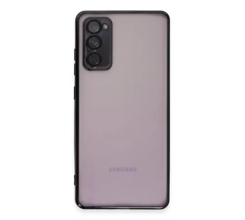 Samsung Galaxy S20 FE Kılıf Lensli Silikon - Siyah