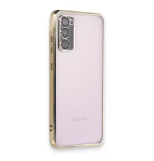 Samsung Galaxy S20 FE Kılıf Lensli Silikon - Gold
