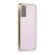 Samsung Galaxy S20 FE Kılıf Lensli Silikon - Gold