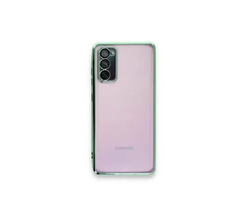 Samsung Galaxy S20 FE Kılıf Lensli Silikon - Yeşil