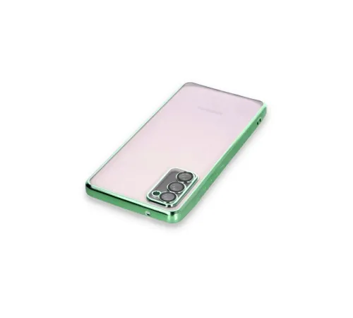 Samsung Galaxy S20 FE Kılıf Lensli Silikon - Yeşil
