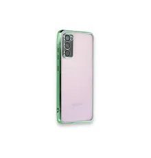 Samsung Galaxy S20 FE Kılıf Lensli Silikon - Yeşil