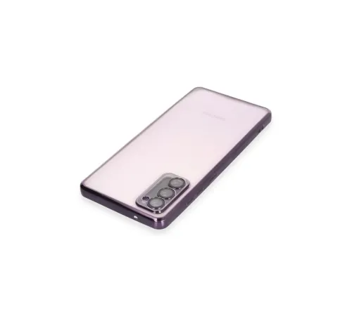 Samsung Galaxy S20 FE Kılıf Lensli Silikon - Mor