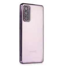 Samsung Galaxy S20 FE Kılıf Lensli Silikon - Mor