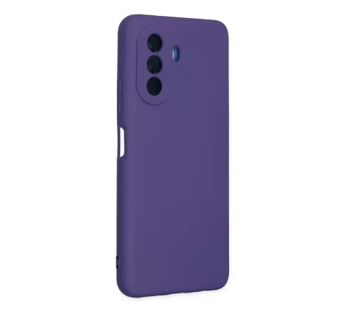Huawei Nova Y70 Kılıf Nano içi Kadife Silikon - Mor
