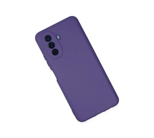 Huawei Nova Y70 Kılıf Nano içi Kadife Silikon - Mor