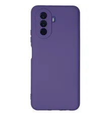 Huawei Nova Y70 Kılıf Nano içi Kadife Silikon - Mor