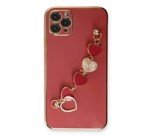 Apple iPhone 11 Pro Max Kılıf Esila Silikon - Kırmızı